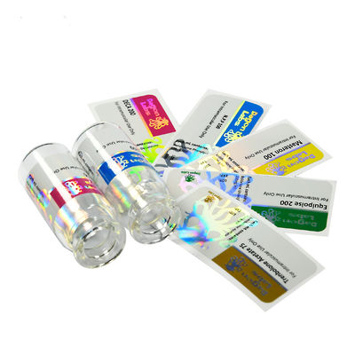 De anti Vervalste 10ml-Etiketten van de Druppelbuisjefles, 6cm Etiketten van de Lengte de Zelfklevende Sticker
