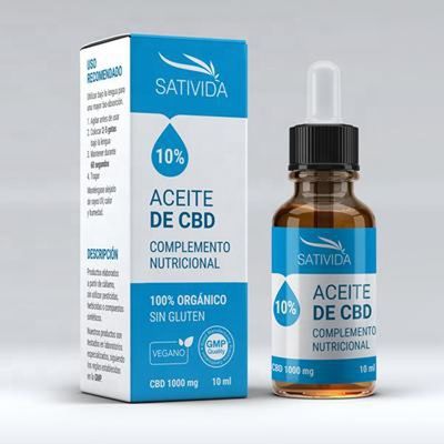 de Flessen Verpakkende Doos van 250g 10ml, de Gedrukte Stijve Dozen van CMYK Kleur