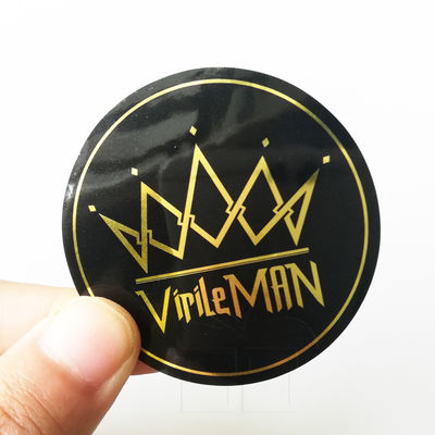 Om 5cm goedgekeurd de Stickersweer Bestand UL van de Diameter Gouden Folie