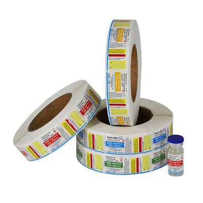 Olie Bestand 10ml Vial Labels, 6cm Brede Vinylflessenetiketten