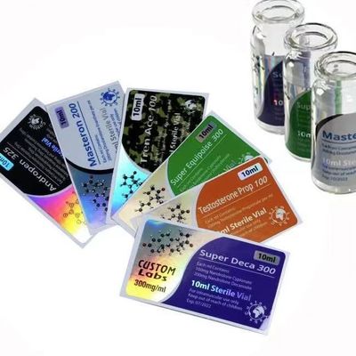 3x6cm Hologram Vial Label, UV de Flessenetiketten van de Druketherische olie
