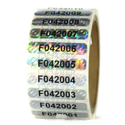 Regenbooghologram Vial Label, de Glanzende Stickers van de Oppervlakte Holografische Authenticiteit