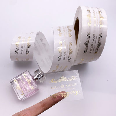 SGS Folie Transparante Sticker, UV Bestand Kosmetische Flessenetiketten