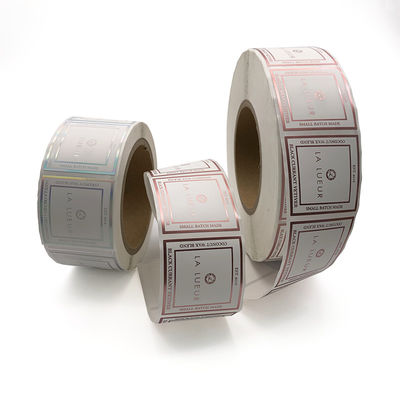 SGS Folie Transparante Sticker, UV Bestand Kosmetische Flessenetiketten