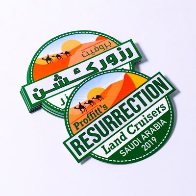 ISO9001 de witte van het de Stickers UVbewijs van de Parfumfles Zelfklevende Vinyletiketten