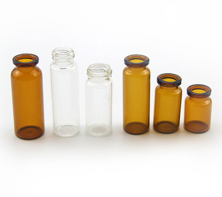Waterdichte 10ml Amber Medicine Glass Vials 5.5cm Hoge ISO-certificatie