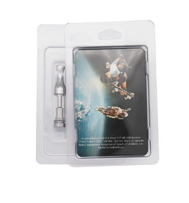 200gsm Art Paper Silver Hologram Blister-Kaart Verpakking voor Pen Cbd