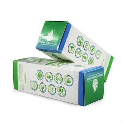 De witte Gerecycleerde van de het Kartondoos van 350gsm Biologisch afbreekbare Kleur van Pantone