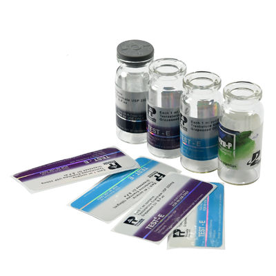Sterke Kleefstof 25x60mm Hologram 10ml Vial Labels For Primobolan 100mg/Ml