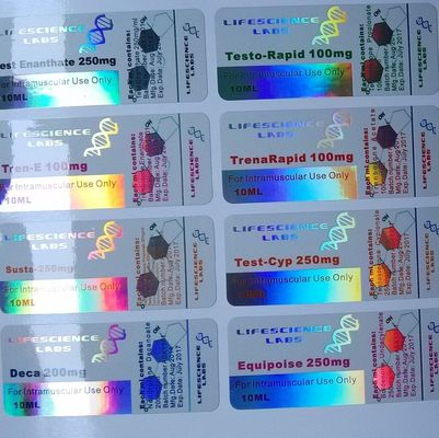 OEM de Etiketten van de Medicijnfles, 80gsm-Document de Stickers van het Veiligheidshologram