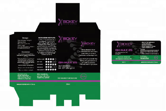 80gsm document 50ml Flessenetiketten, Pantone-de Flessensticker van het Kleurenglas
