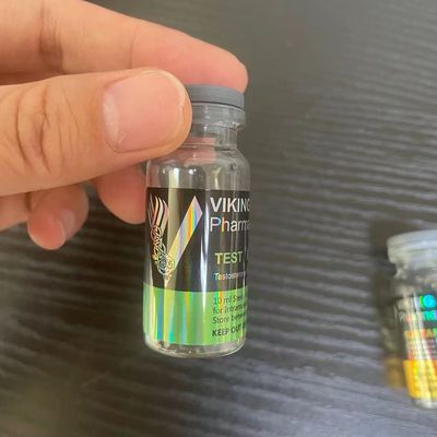 De Kleur Farmaceutisch Steroid Erkend Vial Labels ISO van Art Paper CMYK