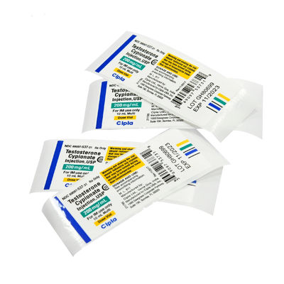 Anti Valse 15ml-Flessenetiketten, PMS-Etiketten van de Kleuren de Waterdichte Fles