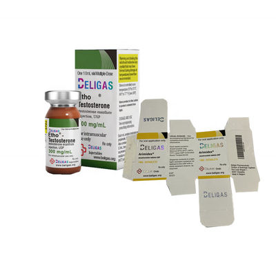 ODM Glanzende Laminering Klein Vial Labels Adhesive For Testosterone