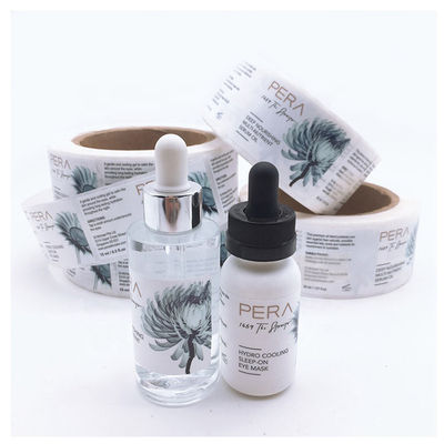 Van het Glasvial labels printable for beauty van de Pantonekleur Biologisch afbreekbare de Zorgproducten