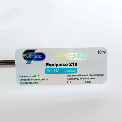 Gerecycleerde 10ml Vial Labels 25*60mm Holografische Veiligheidsstickers