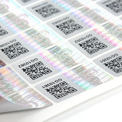 3D Anti Valse de Verbindingsdozen van Hologramvial label strong adhesive for