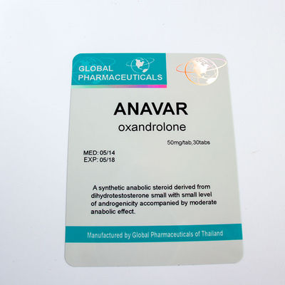 UVdruk 3.6x7.5cm Stickers van het Veiligheidshologram voor Pillenfles
