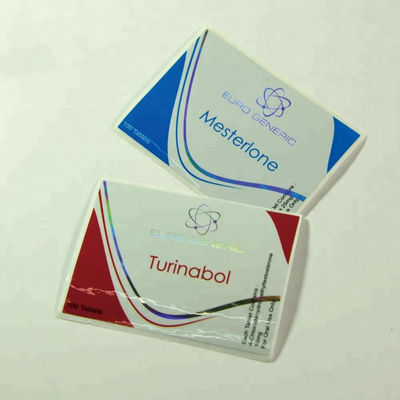 Glanzende de Flessenetiketten van de Lamineringspil, 80mm Breed Farmaceutisch Vial Labels