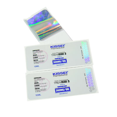 Oilproof 7.8cm het Hologrametiketten van de Breedteveiligheid voor Geneeskundefles