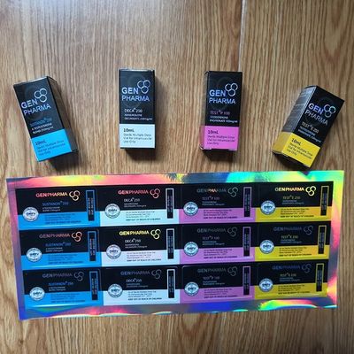 60mm Hoge 300g/M2 Holografische Verpakkende Dozen voor 10ml-Fles