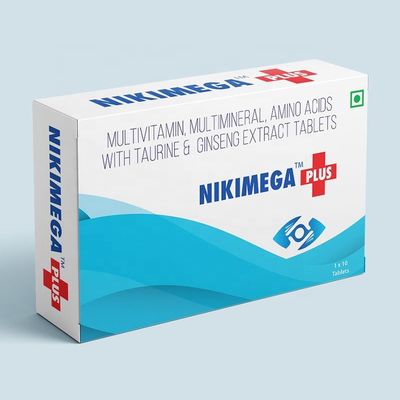 400gsm karton Vouwbare Dozen, 8cm Hoogte Medische Verpakkende Doos