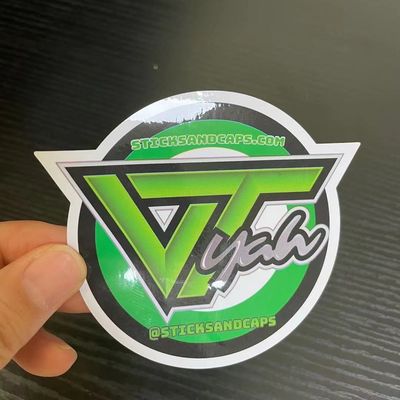 Het sterke Zelfklevende Glanzende Vinyl de Sticker van Lamineringspvc Bestand Bevriezen