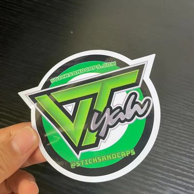 Het sterke Zelfklevende Glanzende Vinyl de Sticker van Lamineringspvc Bestand Bevriezen