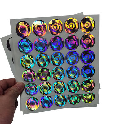 Laserdocument maken de Holografische Stamper Duidelijke Etiketten de Sticker van de Hologramverbinding waterdicht