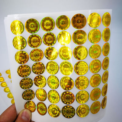Laserdocument maken de Holografische Stamper Duidelijke Etiketten de Sticker van de Hologramverbinding waterdicht