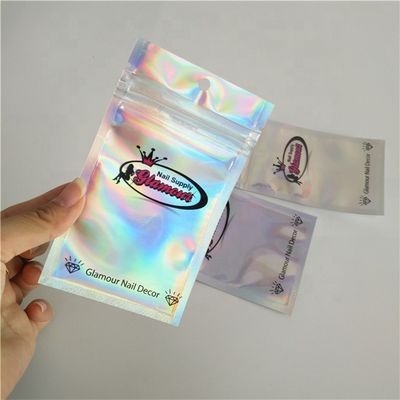 CMYK-de Zak van de het Aluminiumfolie van de Kleurenritssluiting de Hete het Stempelen Zak van de Aluminiumfolie