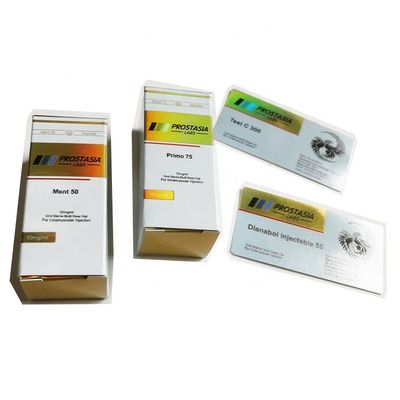 UVdeklaag 10ml Vial Boxes, Witte het Karton Verpakkende Dozen van 300gsm
