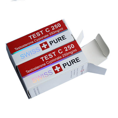 UVdeklaag 10ml Vial Boxes, Witte het Karton Verpakkende Dozen van 300gsm