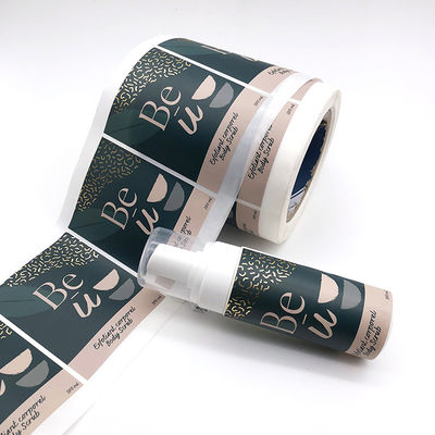 2x8cm de Gouden Etiketten van de Foliesticker, Hittebestendige Gouden het Stempelen Sticker
