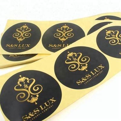 Om 5cm goedgekeurd de Stickersweer Bestand UL van de Diameter Gouden Folie