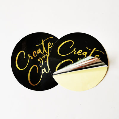 Om 5cm goedgekeurd de Stickersweer Bestand UL van de Diameter Gouden Folie