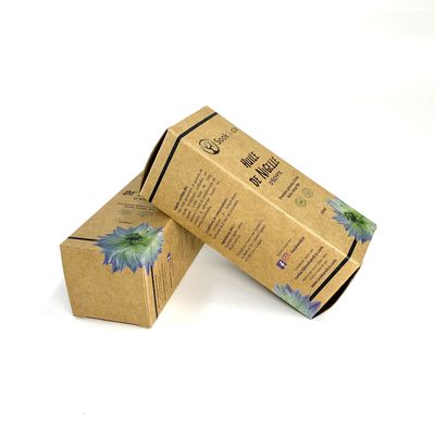Biologisch afbreekbare 250gsm Kraftpapier het Document van ISO Verpakkende Vakjes voor Zeepbar