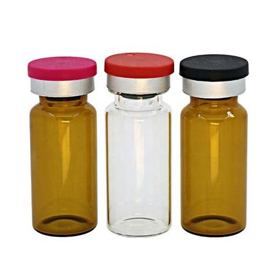 49mm het Glasflesjes van de Hoogtegeneeskunde, Anti Breekbare 5ml Amber Glass Bottles