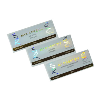 Matt Lamination Foil Stamping Labels 28mm Breedte Sterke Zelfklevende Stickers