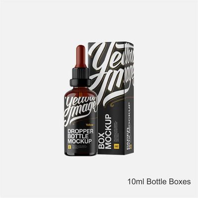 Maak 28mm het Brede Vial Packaging Box With Silver Hete Stempelen waterdicht