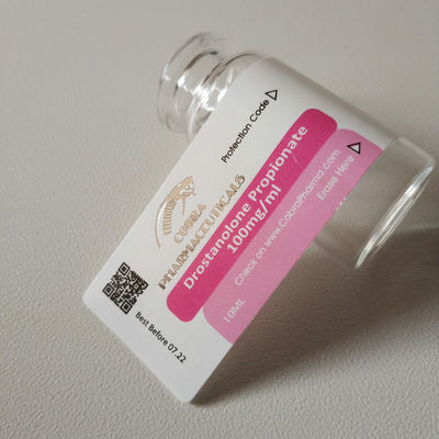 De zilveren Gouden Rang Steroid Vial Labels van Foliepharma