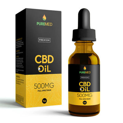 de douane in reliëf gemaakte 300gsm-dozen van het de Oliepakket van de karton cBD hennep met kleurrijke druk