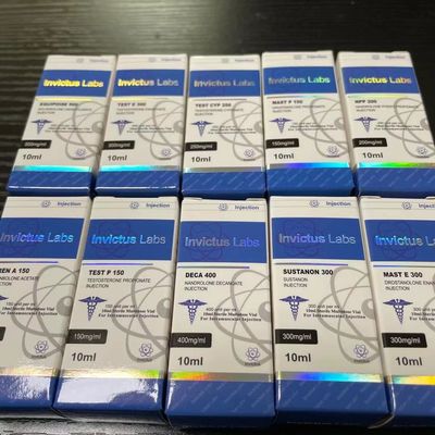 De zilveren Verpakkende Dozen van de Hologramfolie 10ml 20ml Steriod met Glans Heldere Film