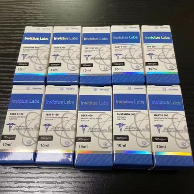 De zilveren Verpakkende Dozen van de Hologramfolie 10ml 20ml Steriod met Glans Heldere Film