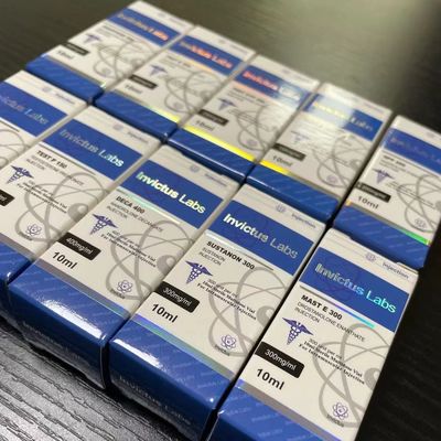 De zilveren Verpakkende Dozen van de Hologramfolie 10ml 20ml Steriod met Glans Heldere Film