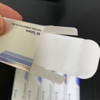 Het Document van Winstroltabletten Vakje Druk, het Stempelen de Zilveren Folie In reliëf gemaakte Vakjes van de Geneeskundepil